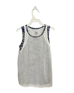ATHLETA GIRL  WHITE  FLORAL  KNIT TANK