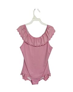THE BEAUFORT BONNET COMPANY  PINK    1-PIECE SWIMSUIT WITH EYELET TRIM