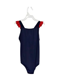 THE BEAUFORT BONNET COMPANY  BLUE    1-PIECE SWIMSUIT WITH EYELET TRIM