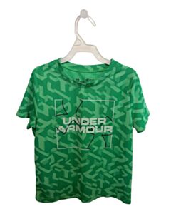 UNDER ARMOUR GREEN PRINTED DESIGN T-SHIRT