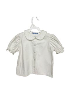 MONDAY'S CHILD WHITE DRESS SHIRT WITH RIC RAC