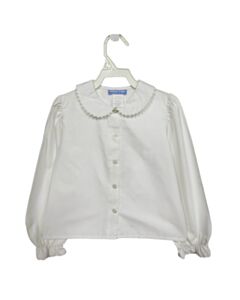 MONDAY'S CHILD  WHITE    DRESS SHIRT WITH RIC RAC