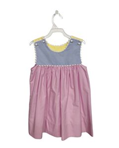 LULLABY SET  PINK  STRIPED  DRESS WITH RIC RAC