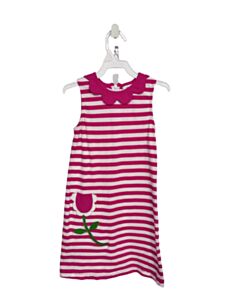 FLORENCE EISEMAN PINK STRIPED DRESS