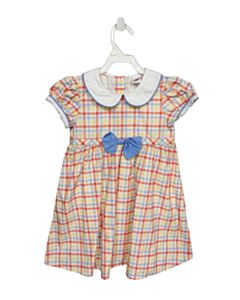STITCHY FISH  YELLOW  PLAID  DRESS