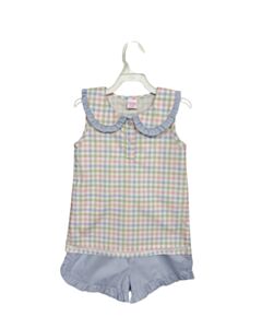 STITCHY FISH BLUE PLAID 2-PIECE OUTFIT
