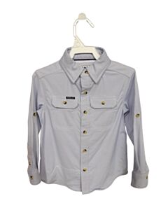 PONCHO  BLUE    DRESS SHIRT