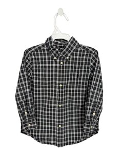 RALPH LAUREN GREEN PLAID DRESS SHIRT