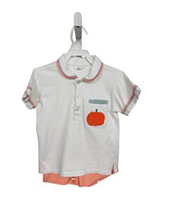 DONDOLO  ORANGE  GINGHAM  2-PIECE OUTFIT