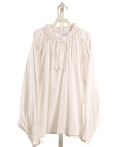PLEAT.  WHITE  DRESS SHIRT