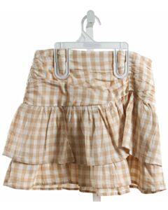 MAYORAL IVORY GINGHAM SKIRT