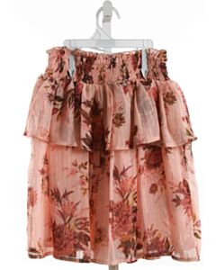CREAMIE PINK FLORAL SKIRT