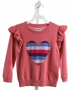 HATLEY  PINK  SWEATER WITH RUFFLE