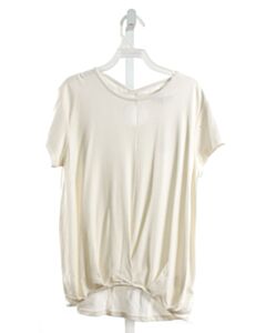 IMOGA  CREAM  KNIT SS SHIRT