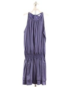 PLEAT. BLUE DRESS