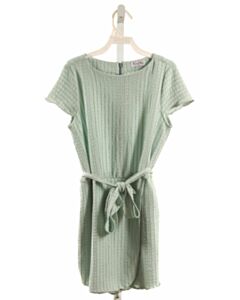 GABBY  MINT  KNIT ROMPER