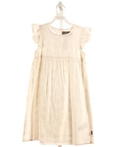 CREAMIE CREAM EYELET DRESS