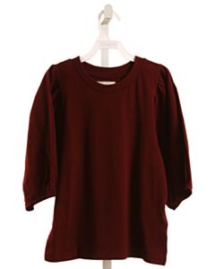 DL1961 MAROON KNIT LS SHIRT