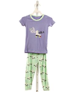 KICKEE PANTS  PURPLE  PRINTED DESIGN LOUNGEWEAR