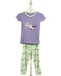 KICKEE PANTS  PURPLE  PRINTED DESIGN LOUNGEWEAR