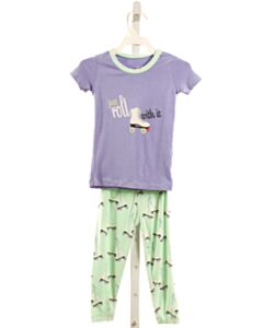 KICKEE PANTS  PURPLE  PRINTED DESIGN LOUNGEWEAR