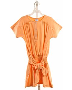 BELLA BLISS ORANGE SMOCKED KNIT DRESS
