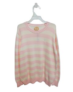 THE BEAUFORT BONNET COMPANY  PINK  STRIPED  SWEATER