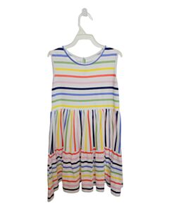 DUFFIELD LANE BLUE STRIPED KNIT DRESS