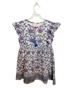 VICTORIA DUNN PURPLE FLORAL DRESS