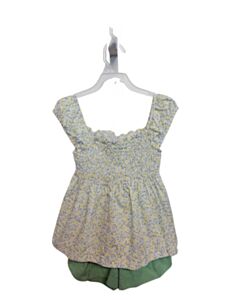 BELLA BLISS GREEN FLORAL 2-PIECE OUTFIT