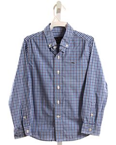 VINEYARD VINES  BLUE  PLAID  DRESS SHIRT