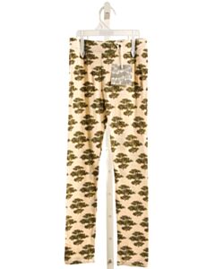 KATE QUINN  GREEN  PRINT  LEGGINGS