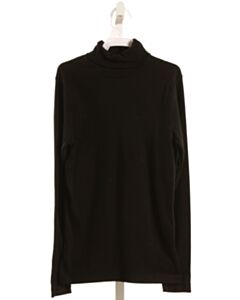 PETIT BATEAU  BLACK    KNIT LS SHIRT