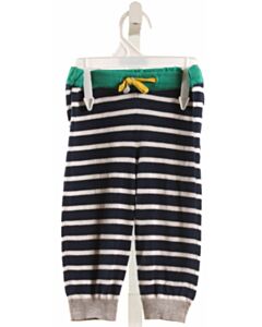 BABY BODEN  NAVY KNIT STRIPED  PANTS