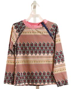 FLOATIMINI  PINK  FLORAL PRINTED DESIGN RASH GUARD