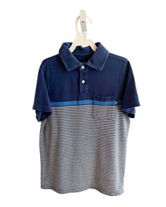 VINEYARD VINES  NAVY  STRIPED  KNIT SS SHIRT