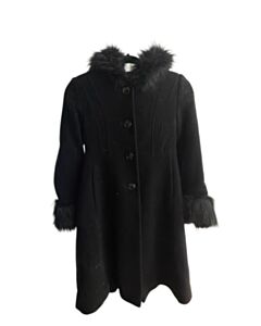 ROTHSCHILD  BLACK WOOL   DRESSY OUTERWEAR