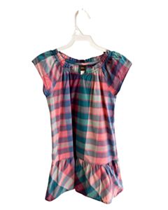 TEA PINK PLAID DRESS