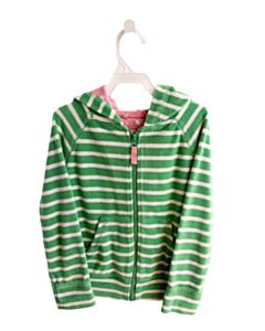 MINI BODEN  GREEN TERRY CLOTH STRIPED  COVER UP