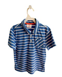 HANNA ANDERSSON BLUE STRIPED DRESS SHIRT