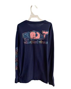 VINEYARD VINES BLUE PRINTED DESIGN T-SHIRT