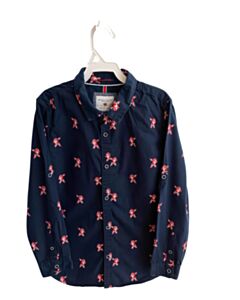 DENIM & FLOWER BLUE DRESS SHIRT