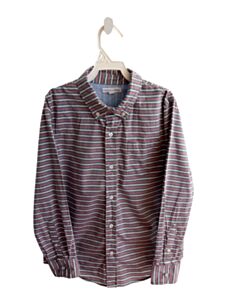 ROCKETS OF AWESOME  GRAY  STRIPED  DRESS SHIRT