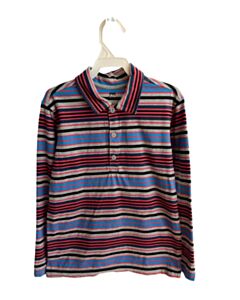 TEA  BLUE  STRIPED  KNIT LS SHIRT