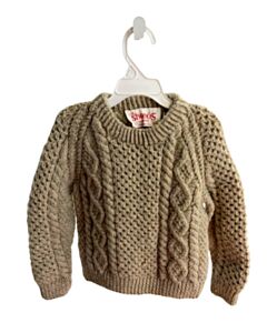 A SHEEOS BROWN WOOL SWEATER