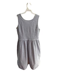 BROOKS BROTHERS  BLUE SEERSUCKER STRIPED  DRESS
