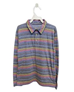 CREWCUTS  BLUE  STRIPED  KNIT LS SHIRT