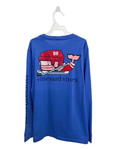 VINEYARD VINES  BLUE   PRINTED DESIGN T-SHIRT