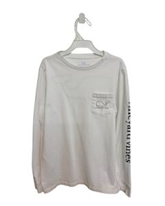 VINEYARD VINES WHITE PRINTED DESIGN T-SHIRT
