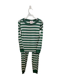 HANNA ANDERSSON  GREEN  STRIPED  LOUNGEWEAR